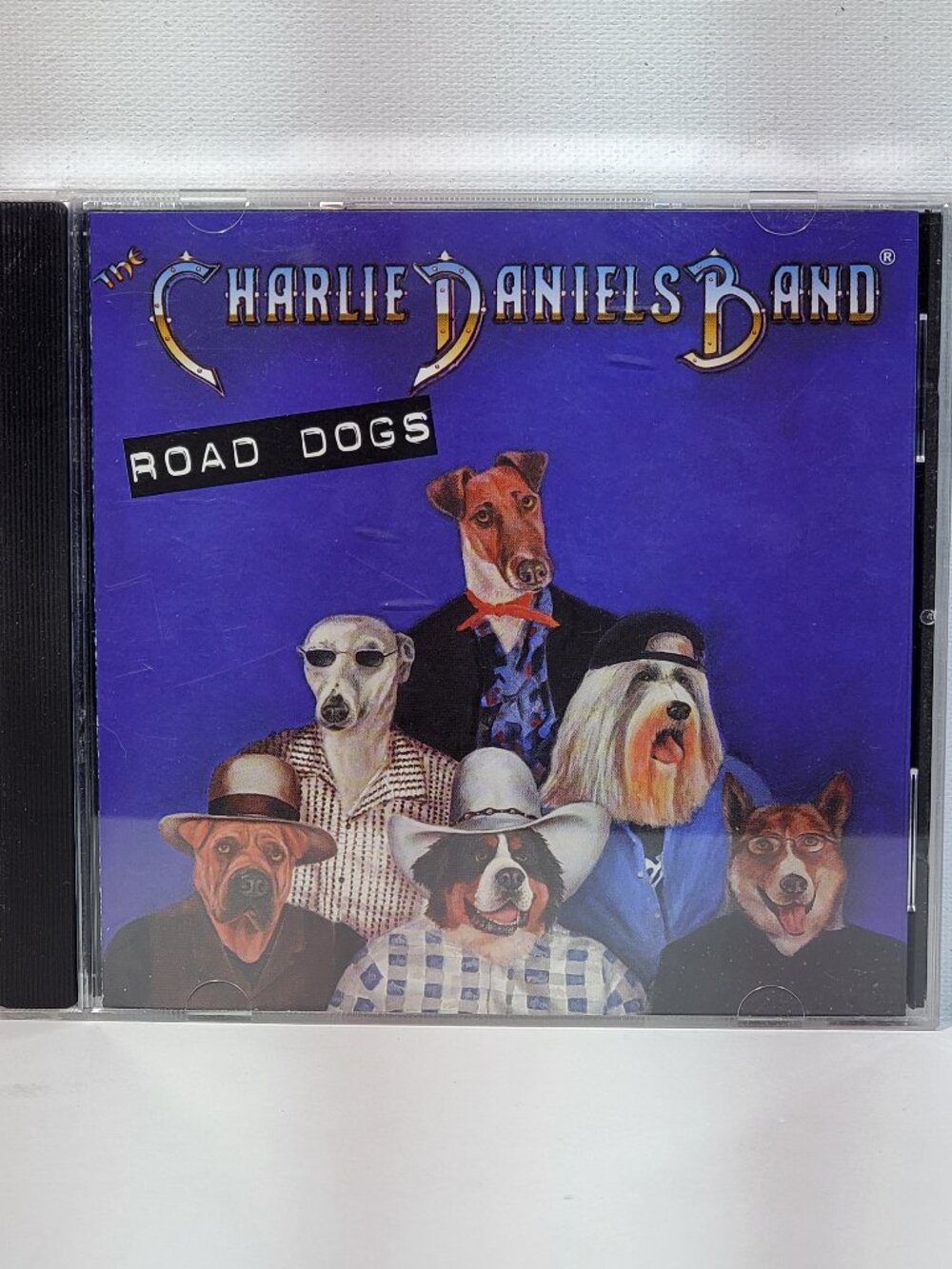 VINTAGE CHARLIE DANIELS BAND... ROAD DOGS COMPACT DISC...2000 BLUE HAT RECORDS